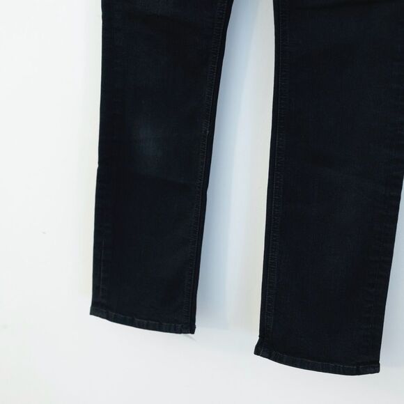 Mother Dazzler Ankle Black Straight Leg Stretch Jeans Not Guilty Size 26 - Picture 12 of 15